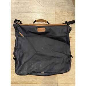 Jon Hart Design Large Garment Bag Black‎ Coated Canvas Bifold 23"x22"